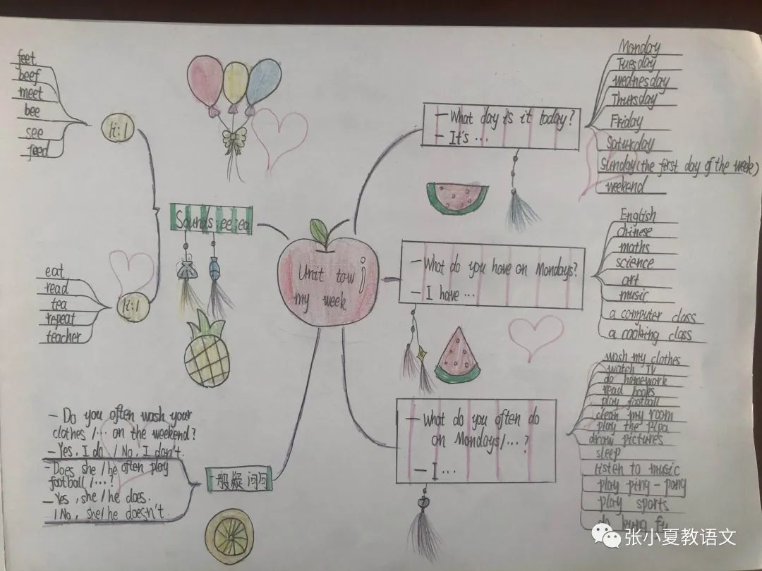 英语词组思维导图怎么画_英语词汇思维导图怎么做_五上的思维导图英语词组